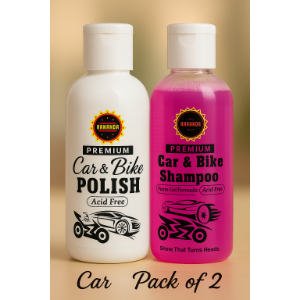 Car & Bike Polish & Shampoo Combo – 200 ML